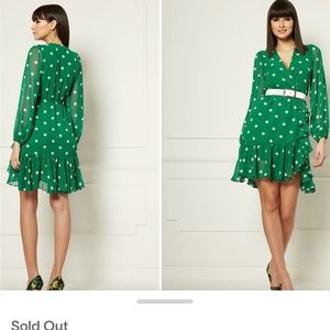 New York & Co. Eva Mendes polk a dot dress. New with tags.